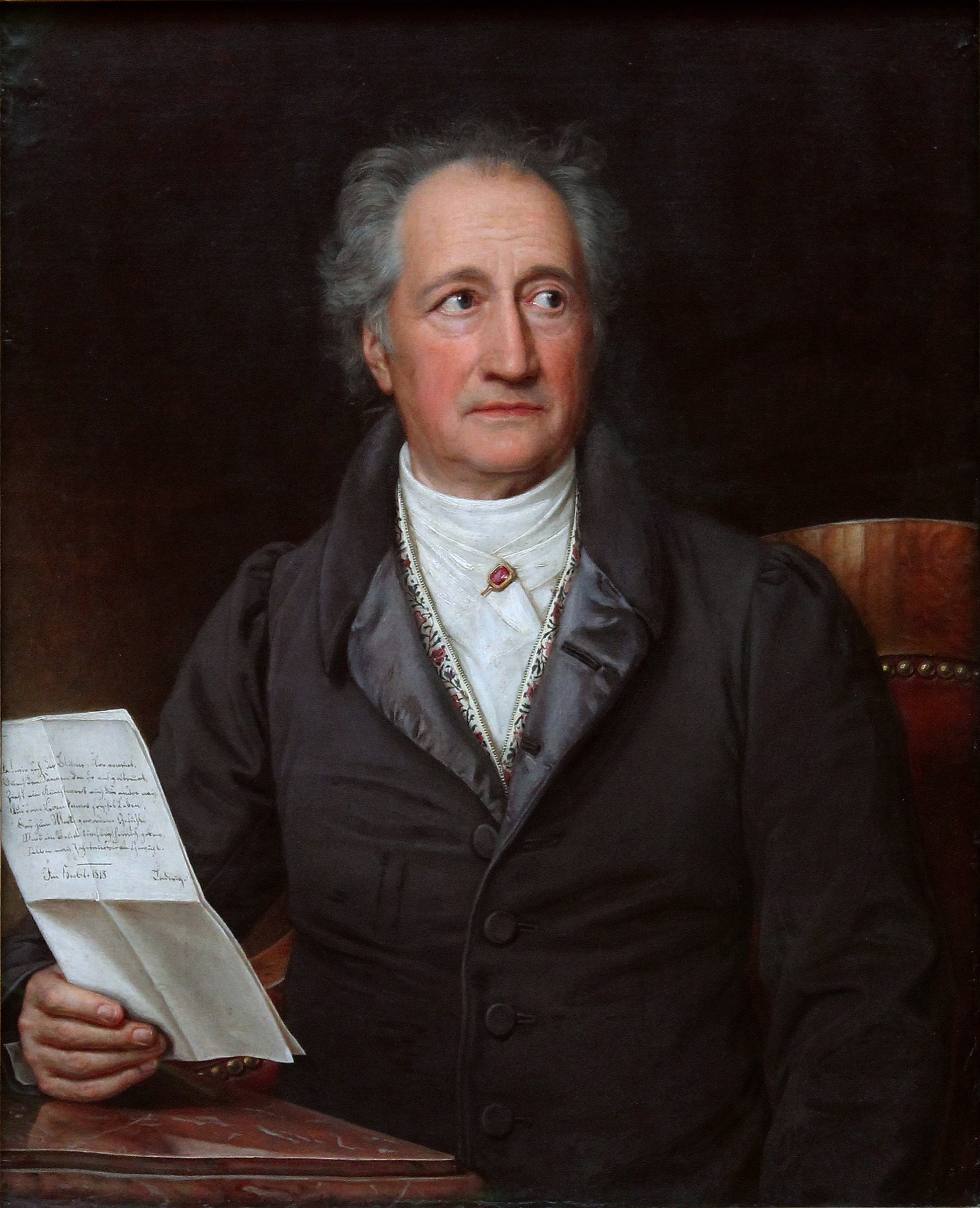 Johann Wolfgang von Goethe — Gemälde von Joseph Karl Stieler, 1828