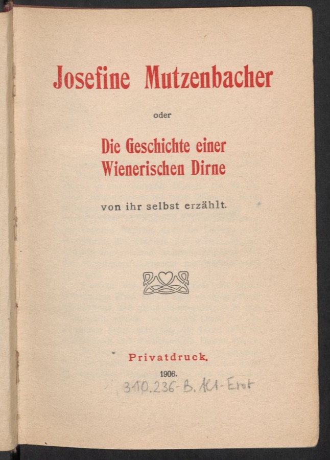 Josefine Mutzenbacher